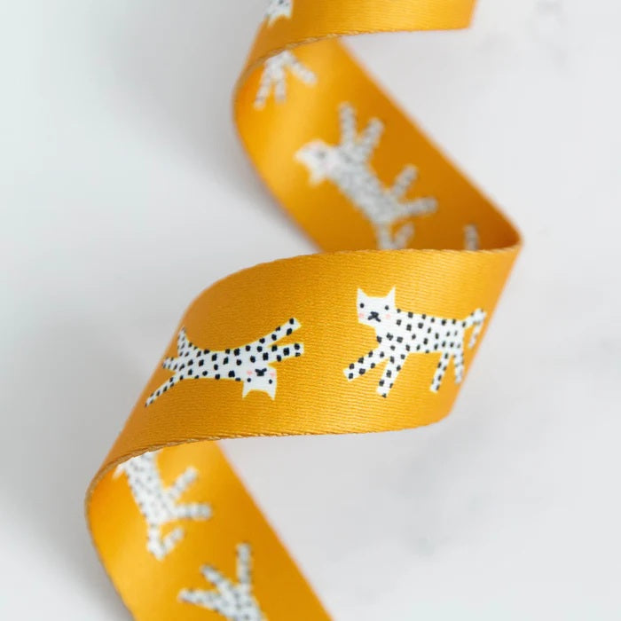1 1/2" Webbing | Ruby Star Society | Snow Leopards | Rashida Coleman-Hale