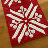 Snowberry Runners | Table Runner Pattern | Poorhouse Quilt Designs | Christmas Holiday Winter Home Decor