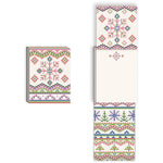 Bright Knit Snowflake Pocket Notepad