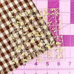 4.5 Inch Square Golden Quilting Ruler | Whipstitch Handmade | Feral Notions