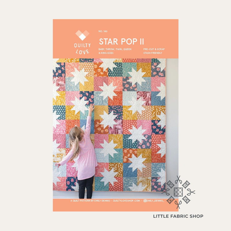 Star Pop II | Quilt Pattern | Quilty Love
