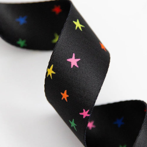 1 1/2" Webbing | Ruby Star Society | Starry Vivid Black | Alexia Marcelle Abegg