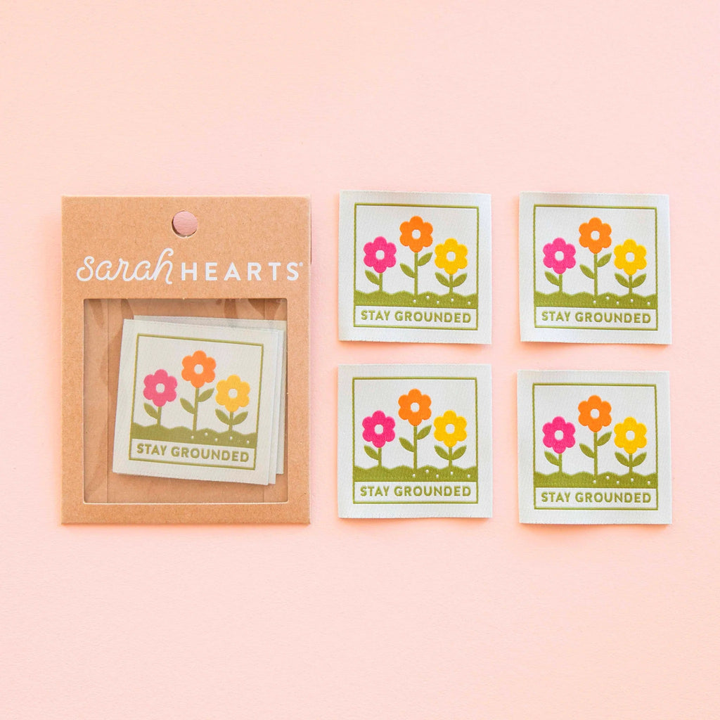 Stay Grounded | Fabric Labels | Sarah Hearts