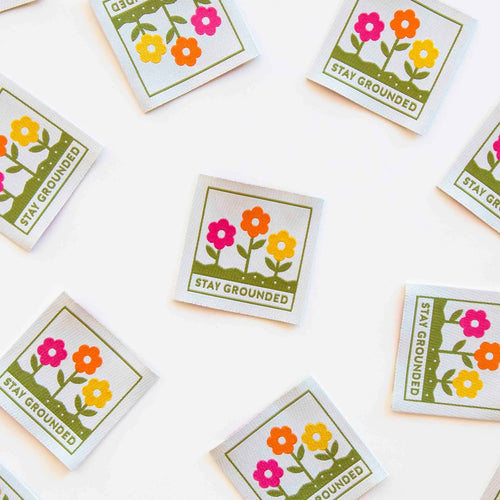 Stay Grounded | Fabric Labels | Sarah Hearts