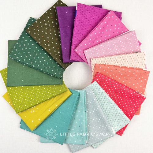 Sugar Plum Cotton + Steel Basics Fat Quarter Bundle | Little Fabric Shop Curated Holiday Christmas Fabric Bundle