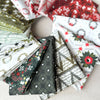 Tinsel on the Trail | Fat Quarter Bundle| Ash Cascade | Cotton + Steel Fabrics | Holiday Christmas Collection