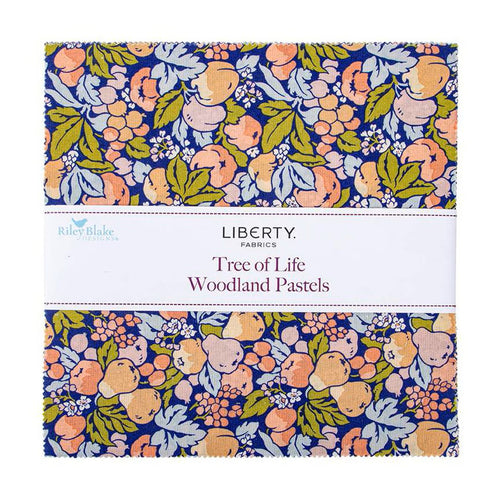 Tree of Life - Woodland Pastels | 10" Layer Cake | Liberty Fabrics | Riley Blake Designs