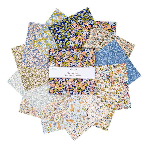 Tree of Life - Woodland Pastels | 10" Layer Cake | Liberty Fabrics | Riley Blake Designs