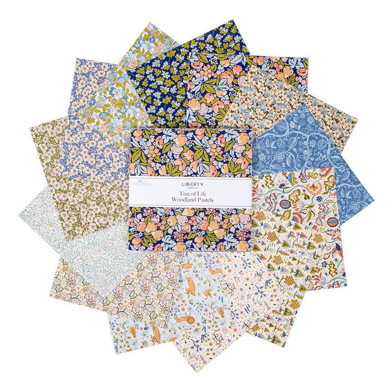 Tree of Life - Woodland Pastels | 10" Layer Cake | Liberty Fabrics | Riley Blake Designs