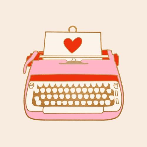 Typewriter Ornament | Ruby Star Society | Melody Miller