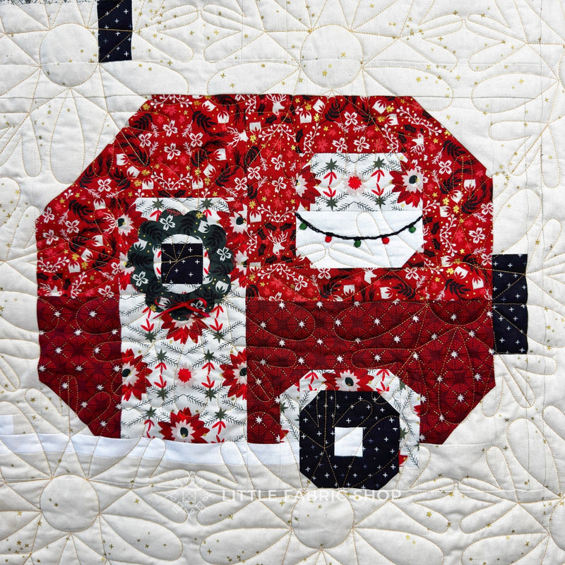 Up North Quilt | Holiday Fabric Bundle | Pen + Paper Patterns | Tinsel on the Trail | Christmas Quilt Kit