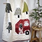Up North Quilt | Holiday Fabric Bundle | Pen + Paper Patterns | Tinsel on the Trail | Christmas Quilt Kit