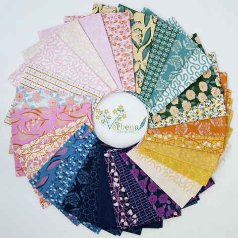 PRE-ORDER, Floradora, Fat Quarter Bundle, 31pc, Jen Hewett, Ruby Star Society, 2024 Moda Fabric, Flowers Floral, RS6019FQ, October 2022 Release