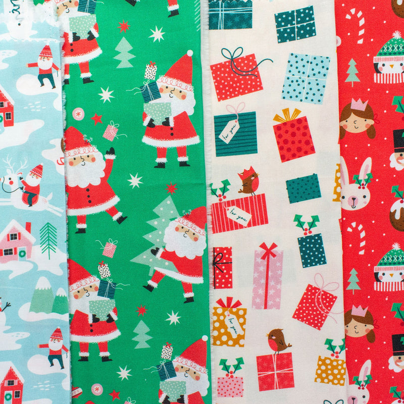 Wonderful Christmas Time | Fat Quarter Bundle | Dashwood Studio | Jane Farnham