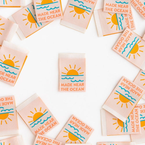 Made Near the Ocean | Fabric Labels | Sarah Hearts