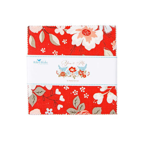 You & Me | 5" Charm Pack | Riley Blake Designs | Sandy Gervais