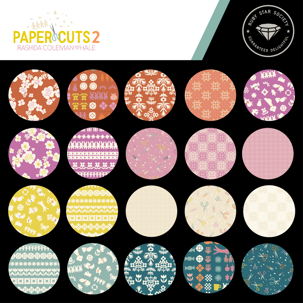 Paper Cuts 2 | Ruby Star Society | Mini Charm Packs | Rashida Coleman-Hale | Moda Fabrics