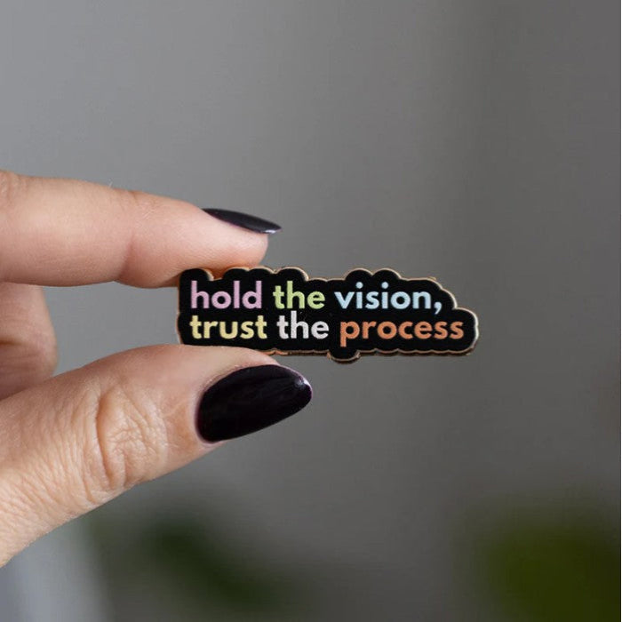 Hold the Vision Enamel Pin | The Gray Muse