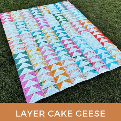 Layer Cake Geese | Quilt Pattern | Allison Ramsing