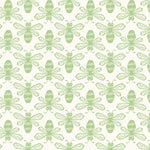 Sweet Floral Scent | Bee - Green | Loes van Oosten | Cotton + Steel Fabrics