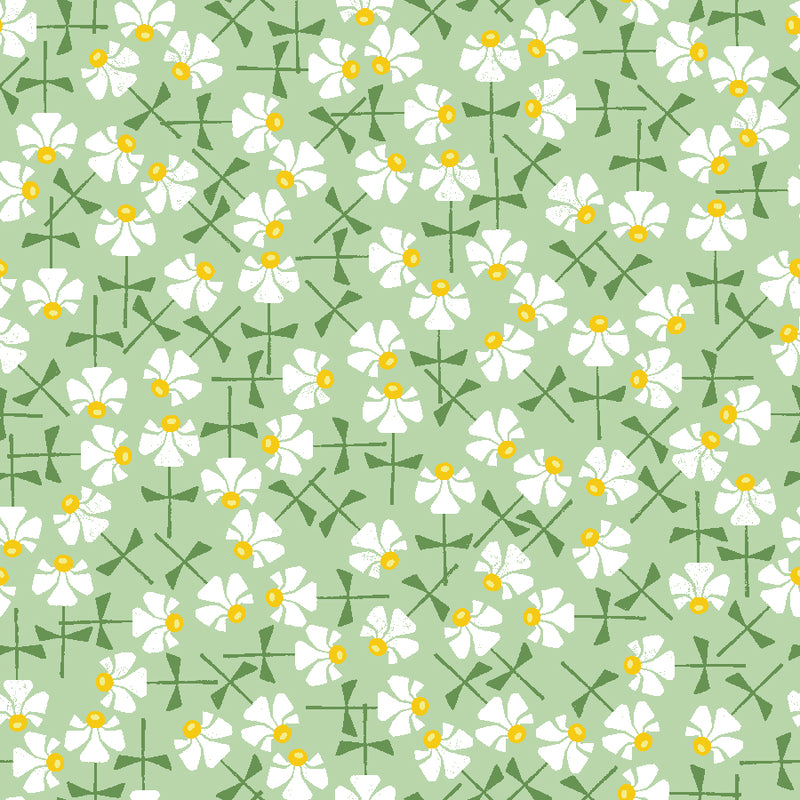 LV805-GR1 Sweet Floral Scent - Flowery - Green Fabric