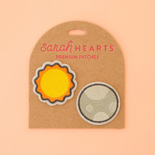 Sun and Moon Embroidered Patches | Sarah Hearts