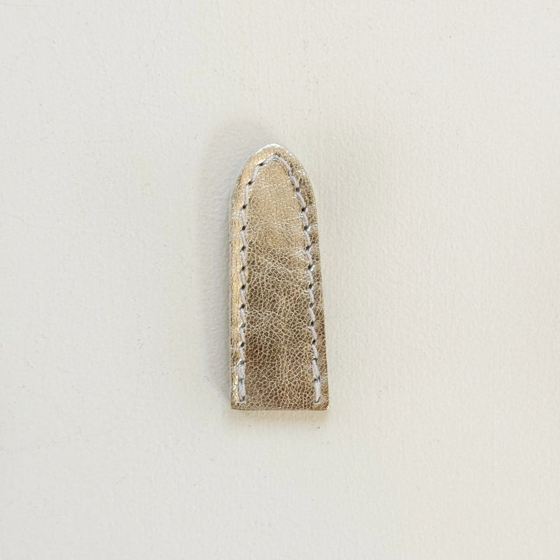 Metallic leather pouch | Studio Carta