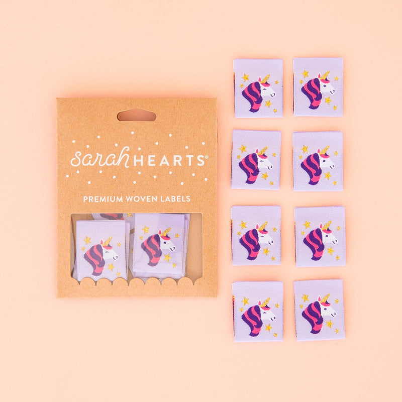 Unicorn | Fabric Labels | Sarah Hearts