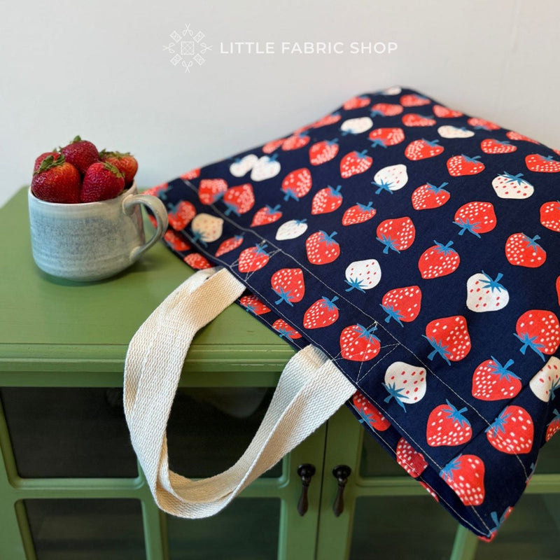 Squad Tote Bag Pattern | Market Tote | Little Fabric Shop Sewing Pattern