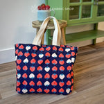 Squad Tote Bag Pattern | Market Tote | Little Fabric Shop Sewing Pattern