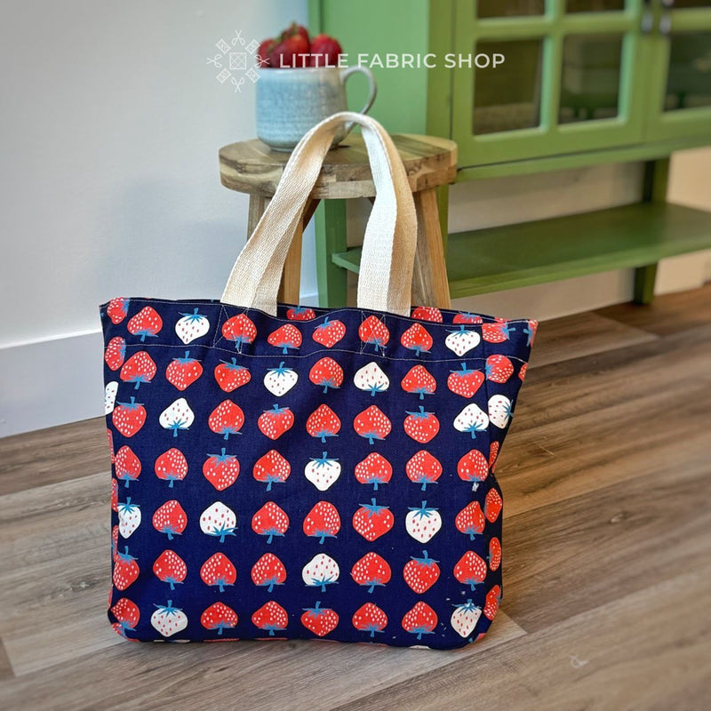 Squad Tote Bag Pattern | Market Tote | Little Fabric Shop Sewing Pattern