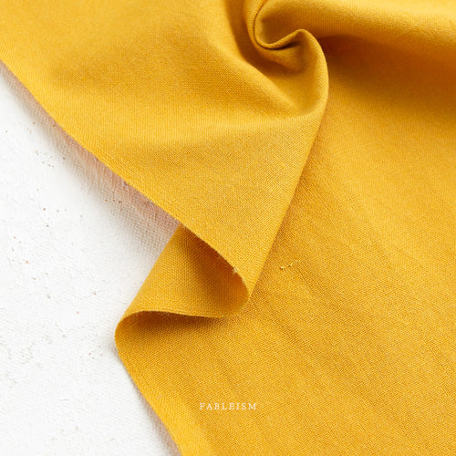 Mustard | Watercolor Wovens | Fableism | Shot Cotton