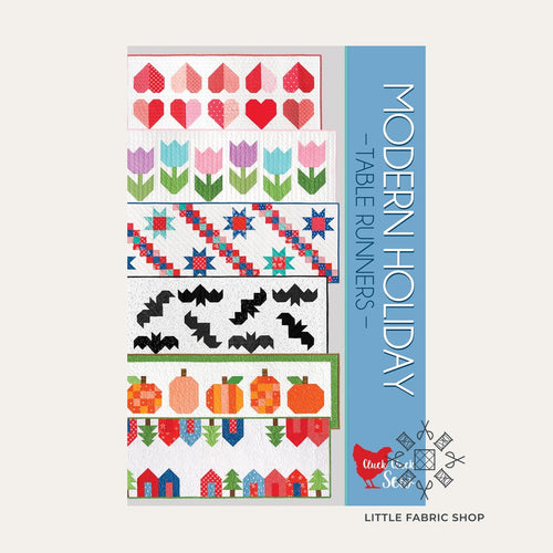 Modern Holiday Table Runners | Sewing Pattern | Cluck Cluck Sew