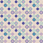 Destash - End of Bolt - 31" | Sewing Mood - Large Buttons Purple | Paintbrush Studio