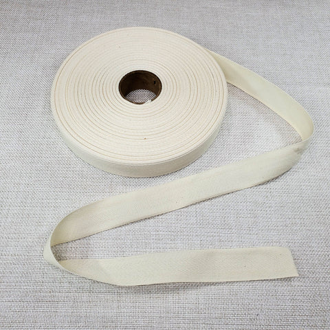 Premium Cotton Twill Tape, white - Sew Vintagely