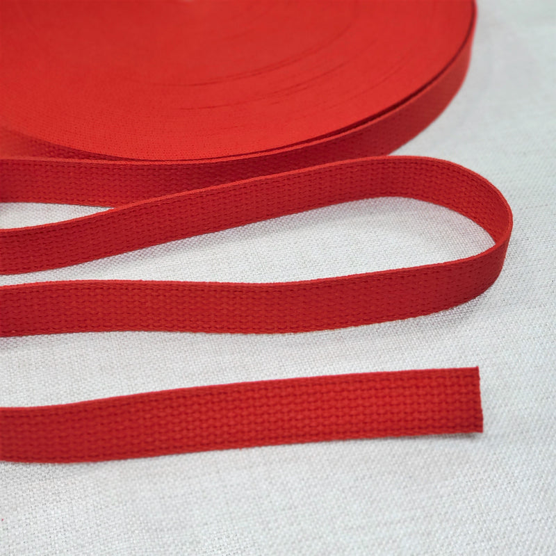 1" wide RED Cotton Belting