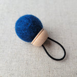 Wool Pincushion Ring | French Blue