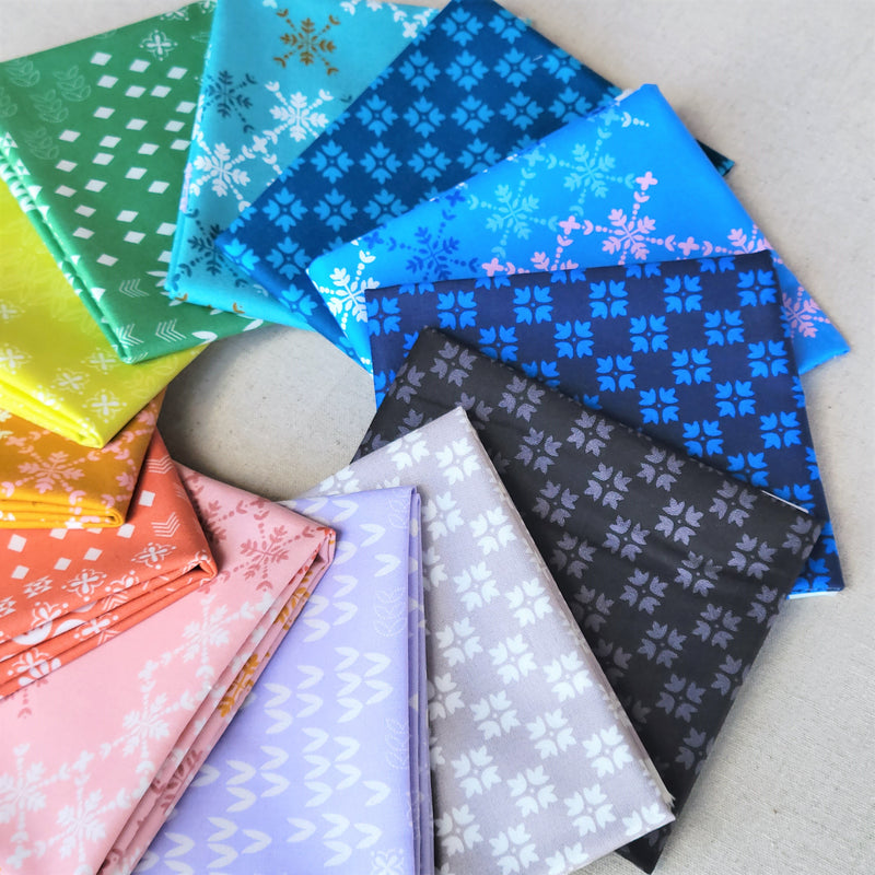 Hampton Court | Fat Quarter Bundle Complete Collection | Karen Lewis Textiles | FIGO Fabrics