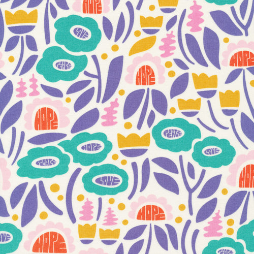 Universal Love | Cloud 9 Fabrics | Plant Wisdom | Little Fabric Shop