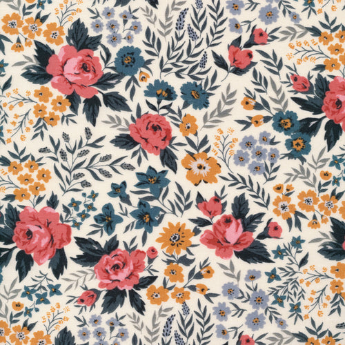 Flora | Rose Garden | Cassidy Demkov | Cloud 9 Fabrics | Organic Cotton