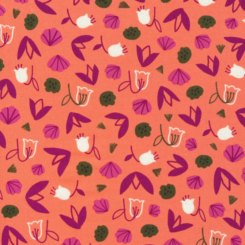 Spring Riviere | Peach Pops | Cloud 9 Fabrics
