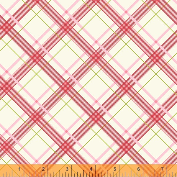 Five + Ten | Wafer Plaid - Pink | Denyse Schmidt | Windham Fabrics