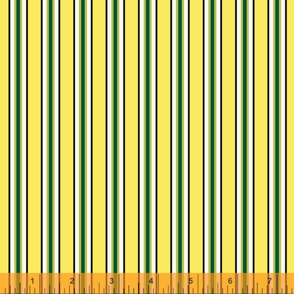 Five + Ten | Candy Stripe - Yellow | Denyse Schmidt | Windham Fabrics