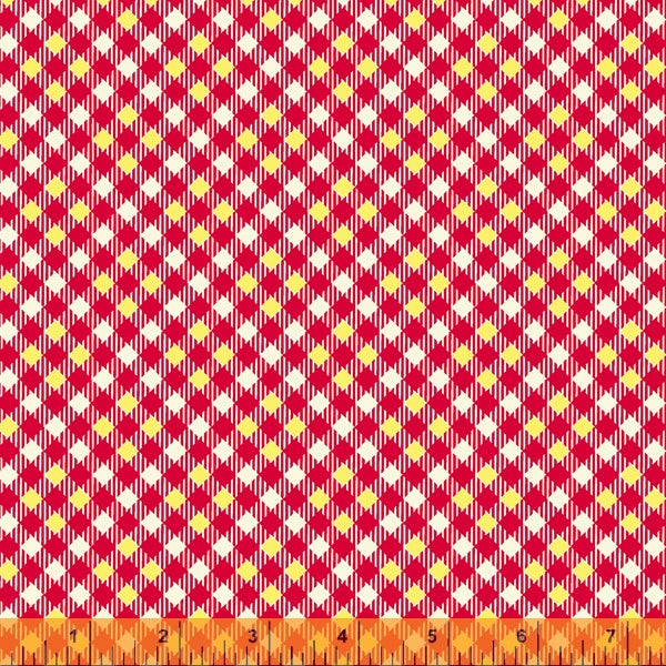Five + Ten | Pixie Plaid - Red | Denyse Schmidt | Windham Fabrics