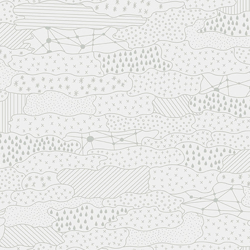 Skygazing | Giucy Giuce | Quilted Cloud - Seattle | Andover Fabrics