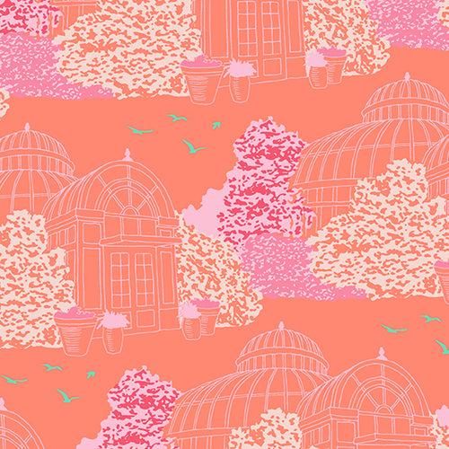 Flora & Fauna | Patty Sloniger | Conservatory - Melon | Andover Fabrics