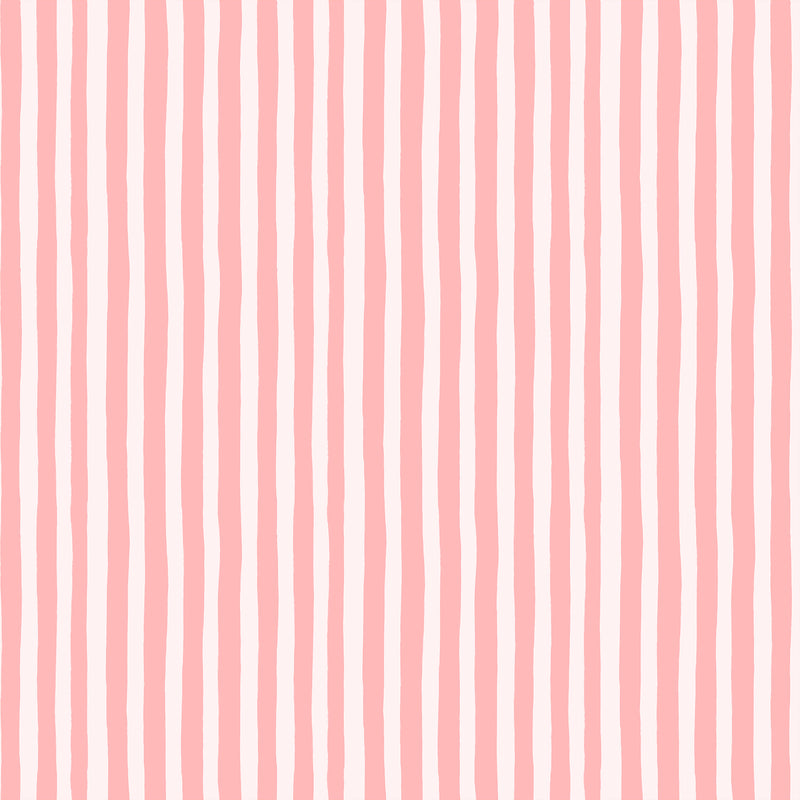 Garden Jubilee | Phoebe Wahl | Stripes - Pink | FIGO Fabrics