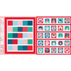 Merry & Bright Advent Panel | Dashwood Studio | Sewing DIY Advent Calendar Panel