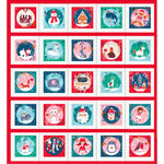 Merry & Bright Advent Panel | Dashwood Studio | Sewing DIY Advent Calendar Panel