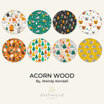 Acorn Wood | Fat Quarter Bundle Complete Collection | Wendy Kendall Designs | Dashwood Studio